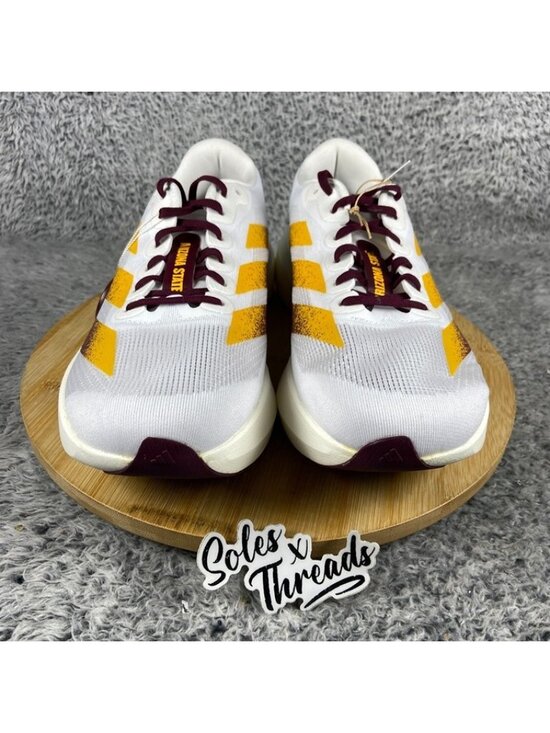 Adidas Adizero Evo SL Arizona State Size 11 Men White Team Maroon Gold JQ4572 main image 4